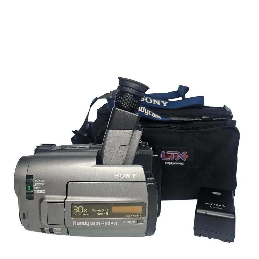 SONY Handycam CCD-TRV52 Vision Steady Shot 8 Camcorder 30x Digital Zoom Untested